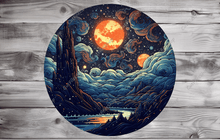 Load image into Gallery viewer, space png art, bags design png, art for t-shirt, png with transparent background, sublimation art
