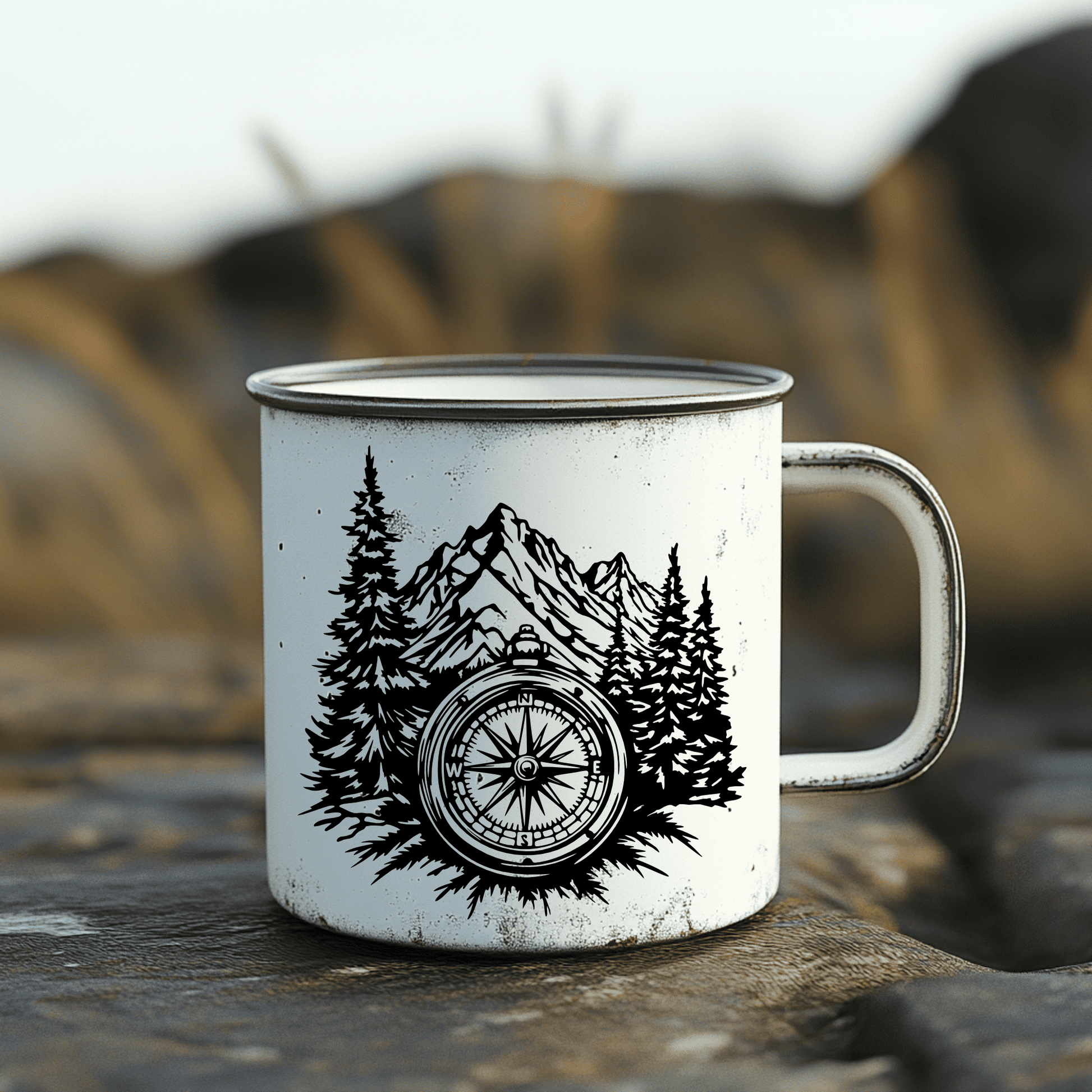 Compass SVG for laser cutting projects