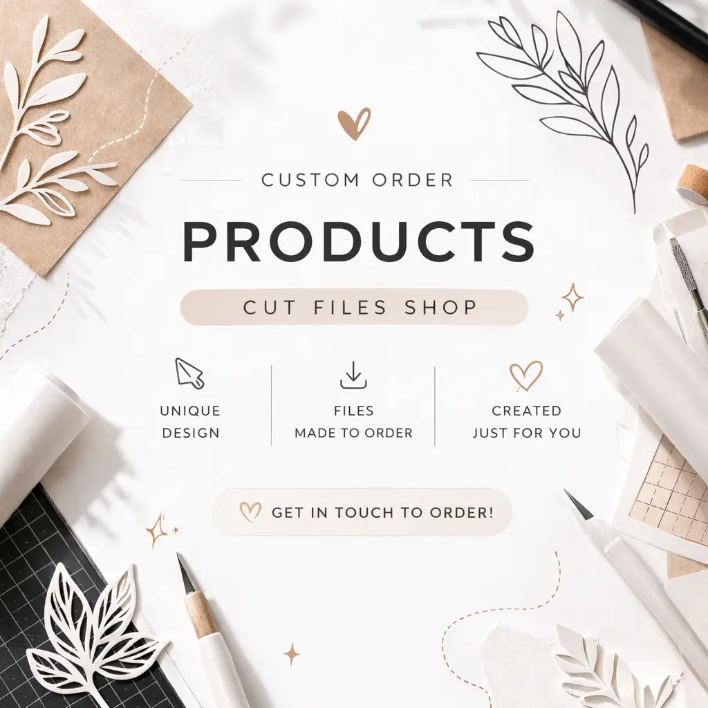 Custom Dxf Svg Laser files