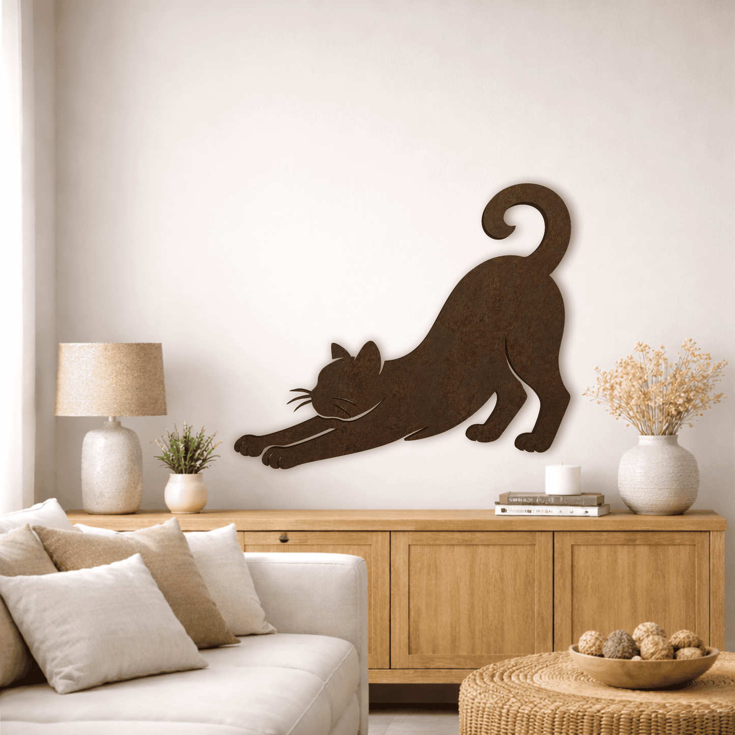 Cute cat laser cut