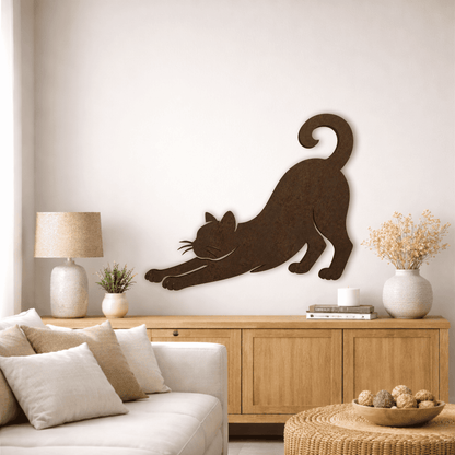 Cute cat laser cut