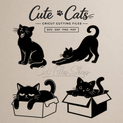 Cute cat SVG for Cricut projects