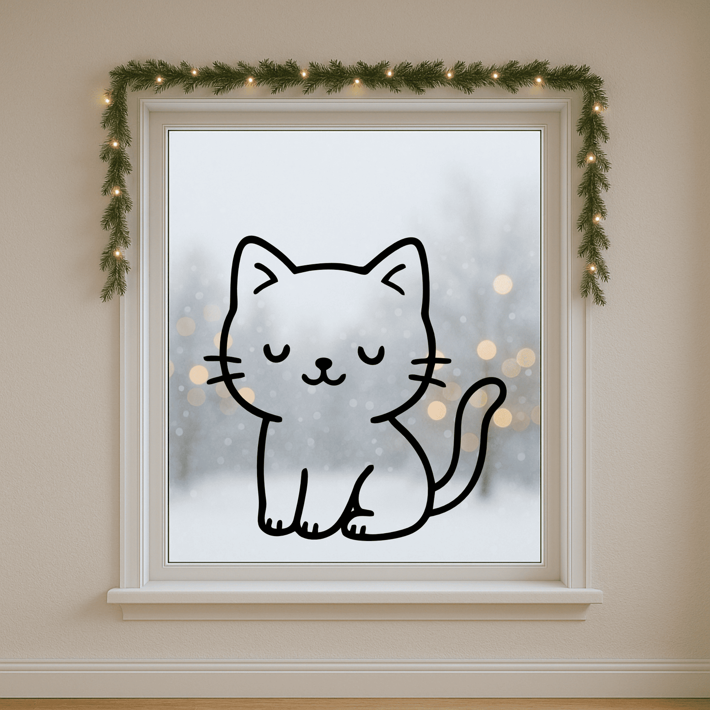Adorable cartoon cat set in SVG DXF PNG PDF EPS