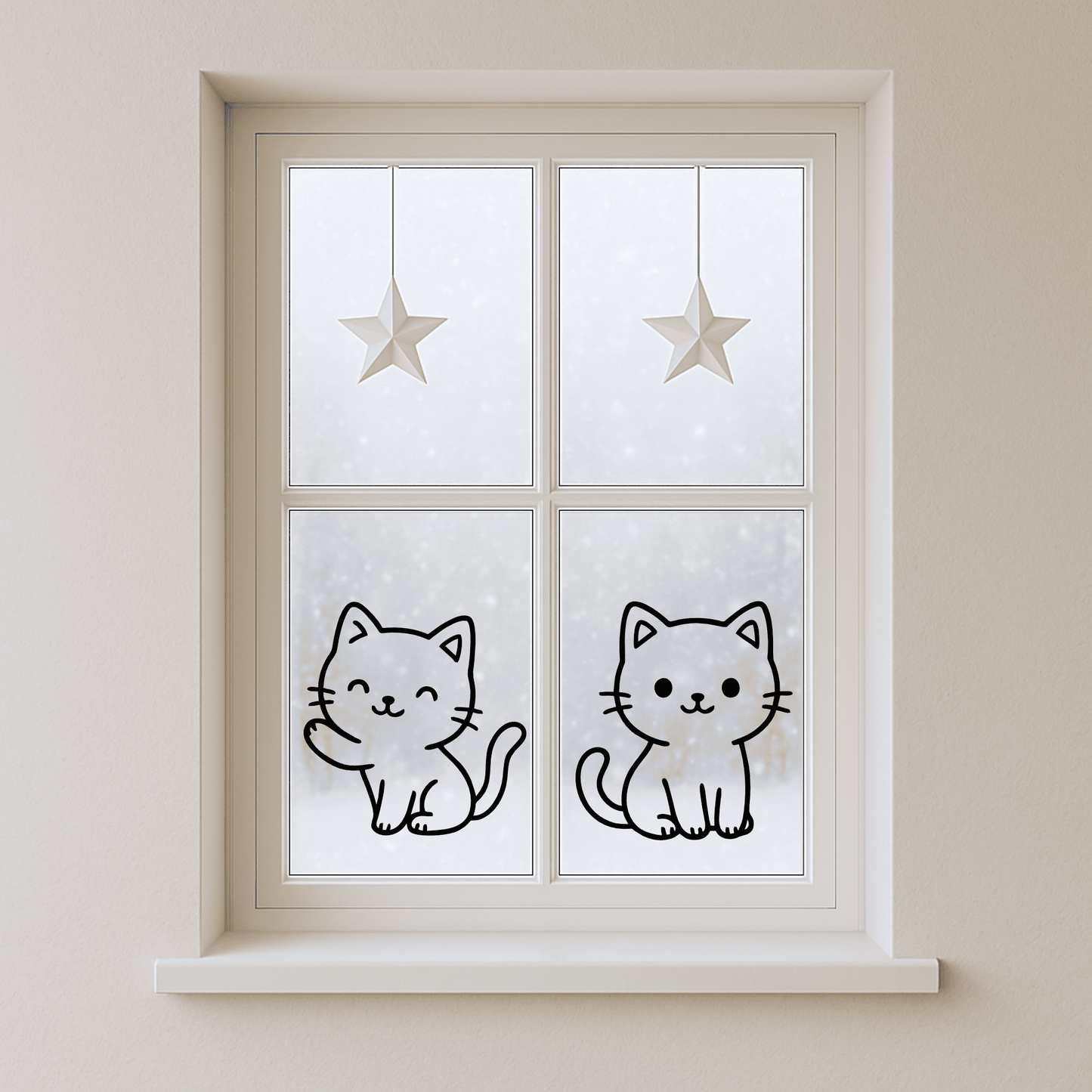 Kawaii cat clipart bundle for cutting machines