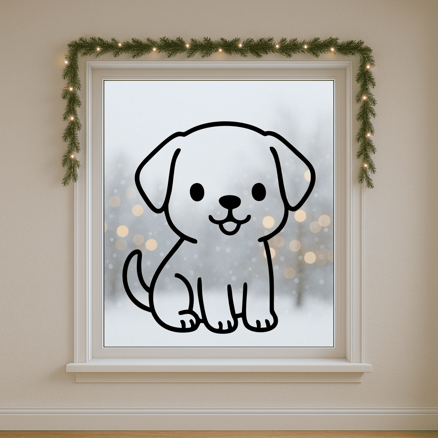 puppy outline svg for cricut silhouette