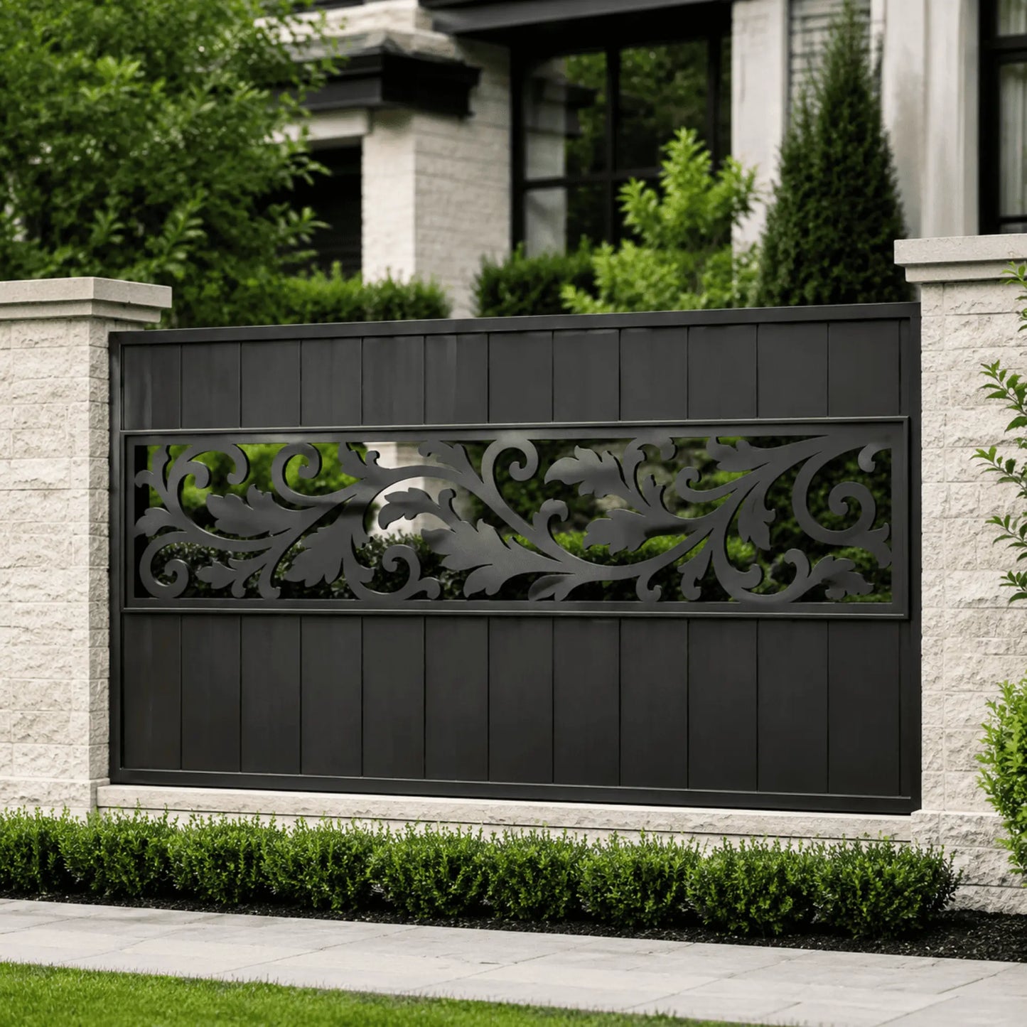 Decorative metal border designs supplied in SVG DXF EPS PDF and PNG formats