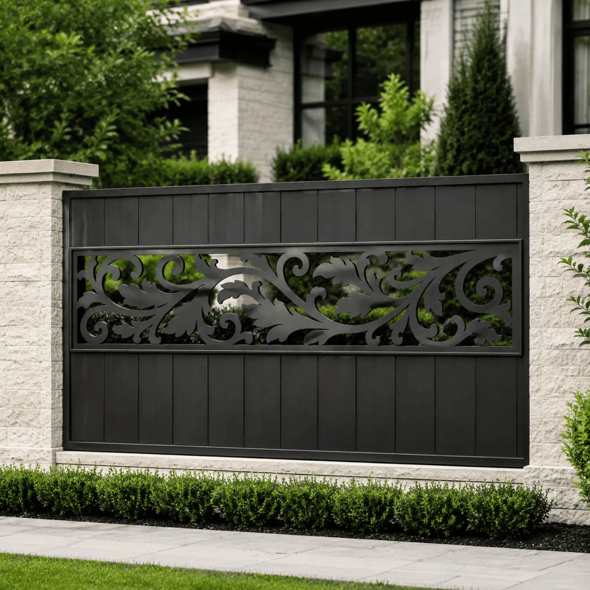 Decorative metal border designs supplied in SVG DXF EPS PDF and PNG formats