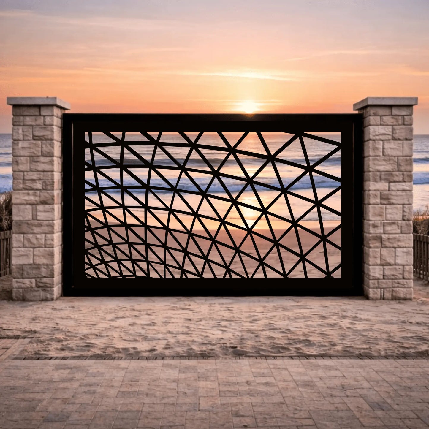 Modern decorative metal panel collection for architectural projects