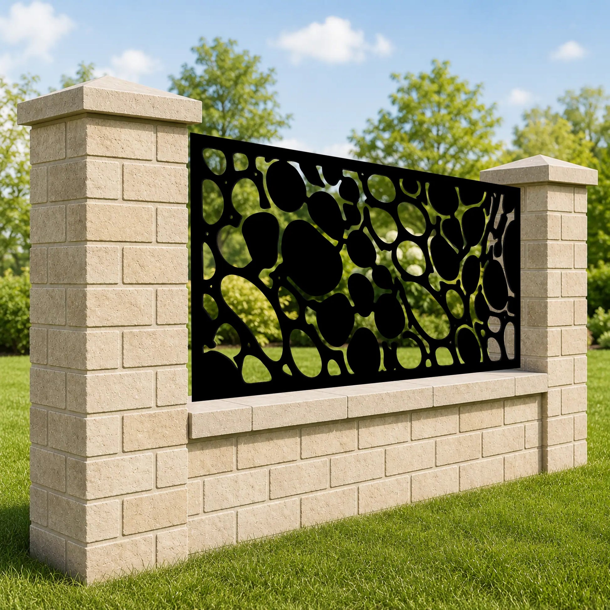 Decorative railing panel SVG files for balcony railings, staircases and custom metalwork