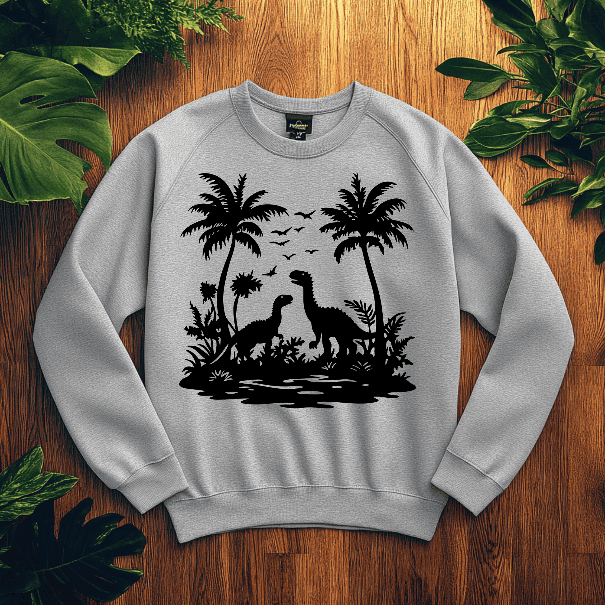Dinosaur Scene SVG: Perfect for Cricut & Silhouette, Sweatshirt design