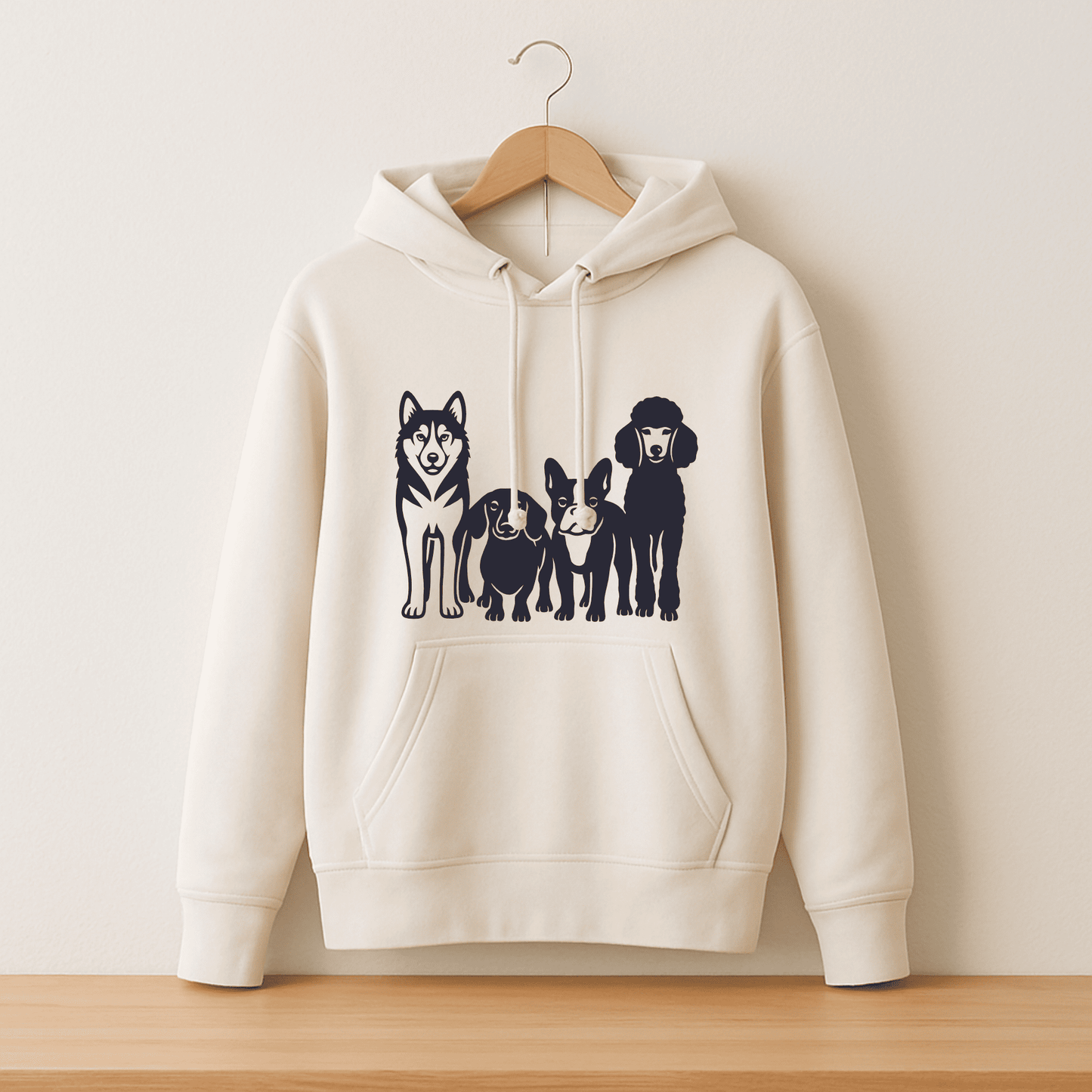 Dog silhouettes PNG printable