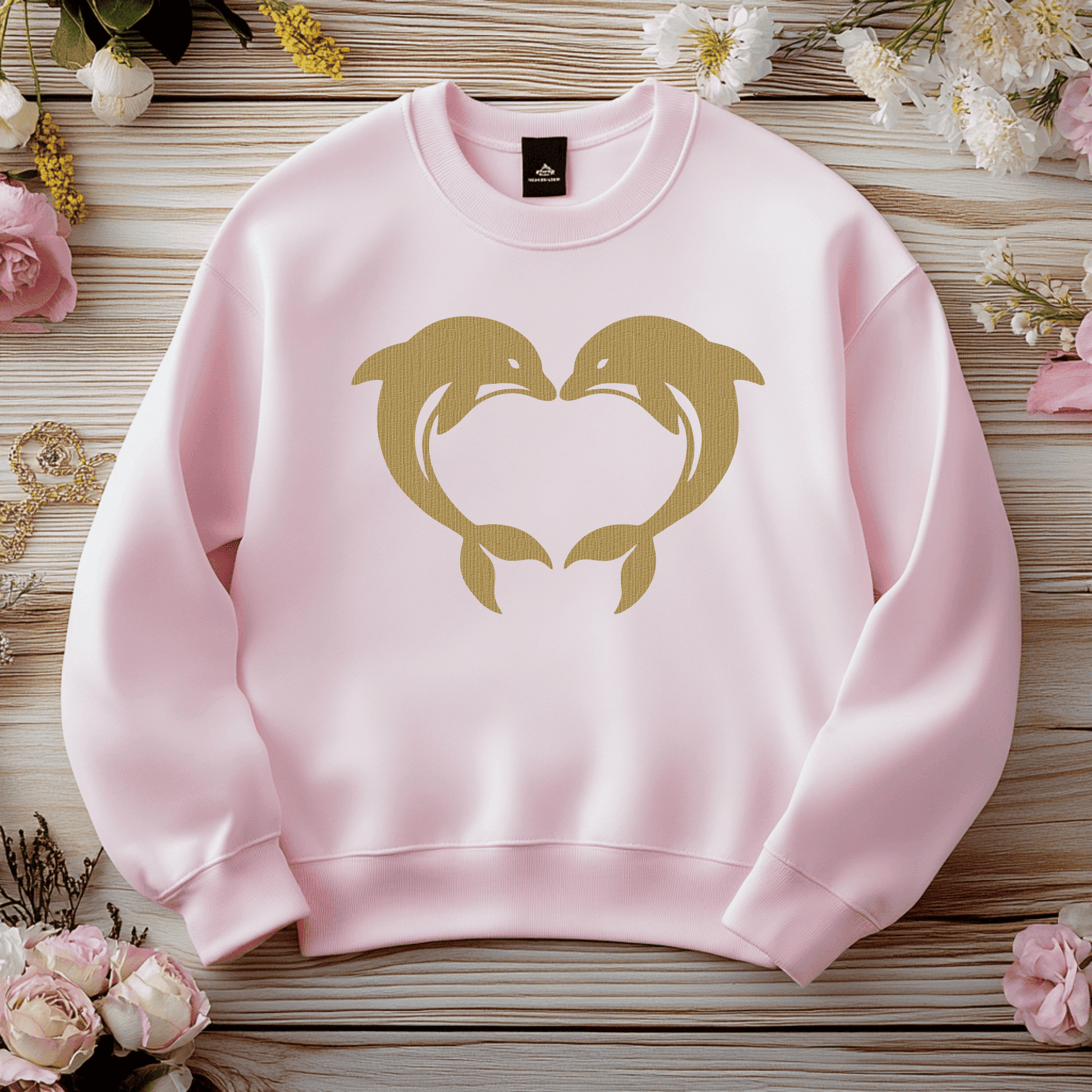 Marine wall art dolphin design