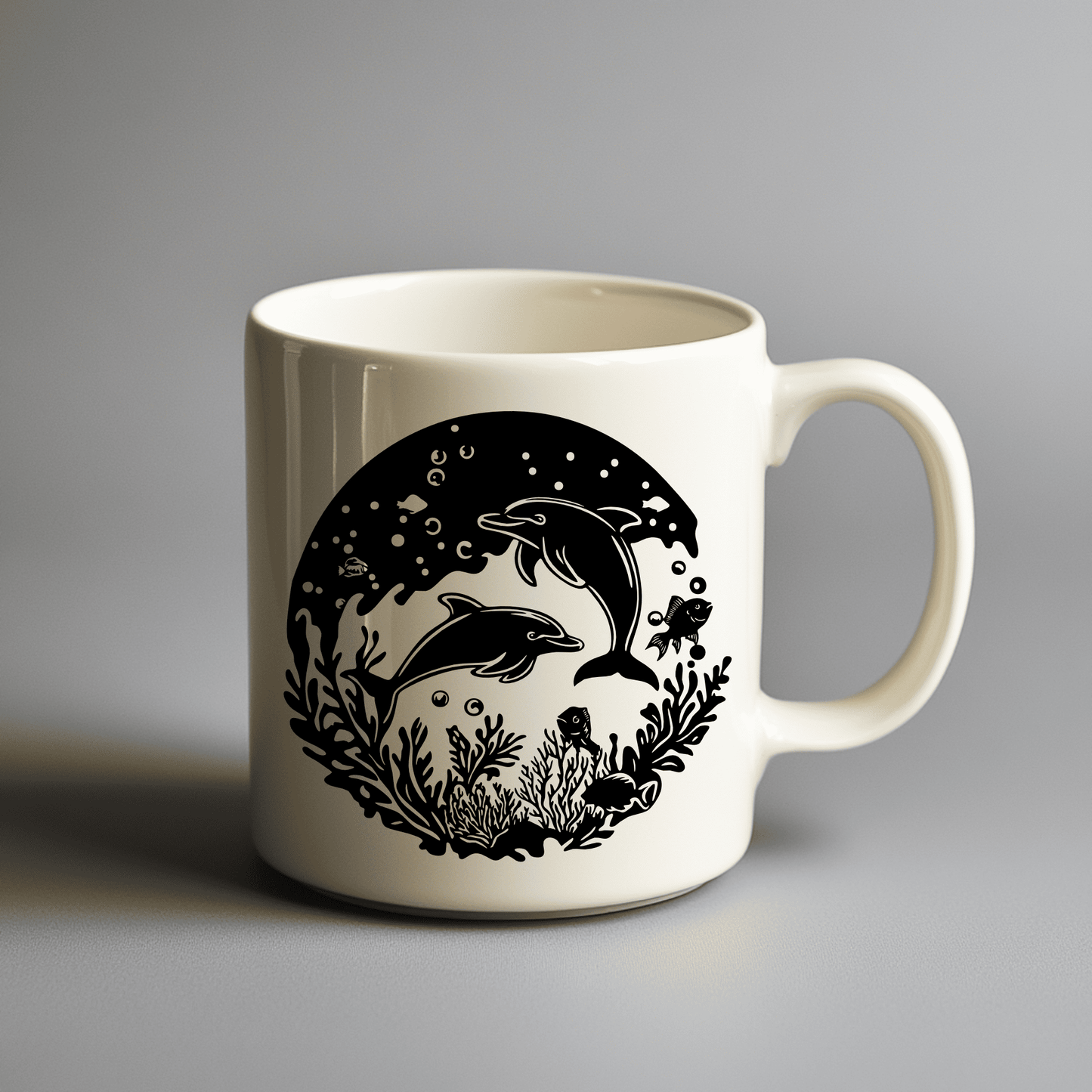 Dolphin SVG for CNC cutting projects