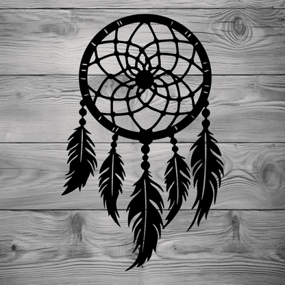 Dreamcatcher metal wall decor design