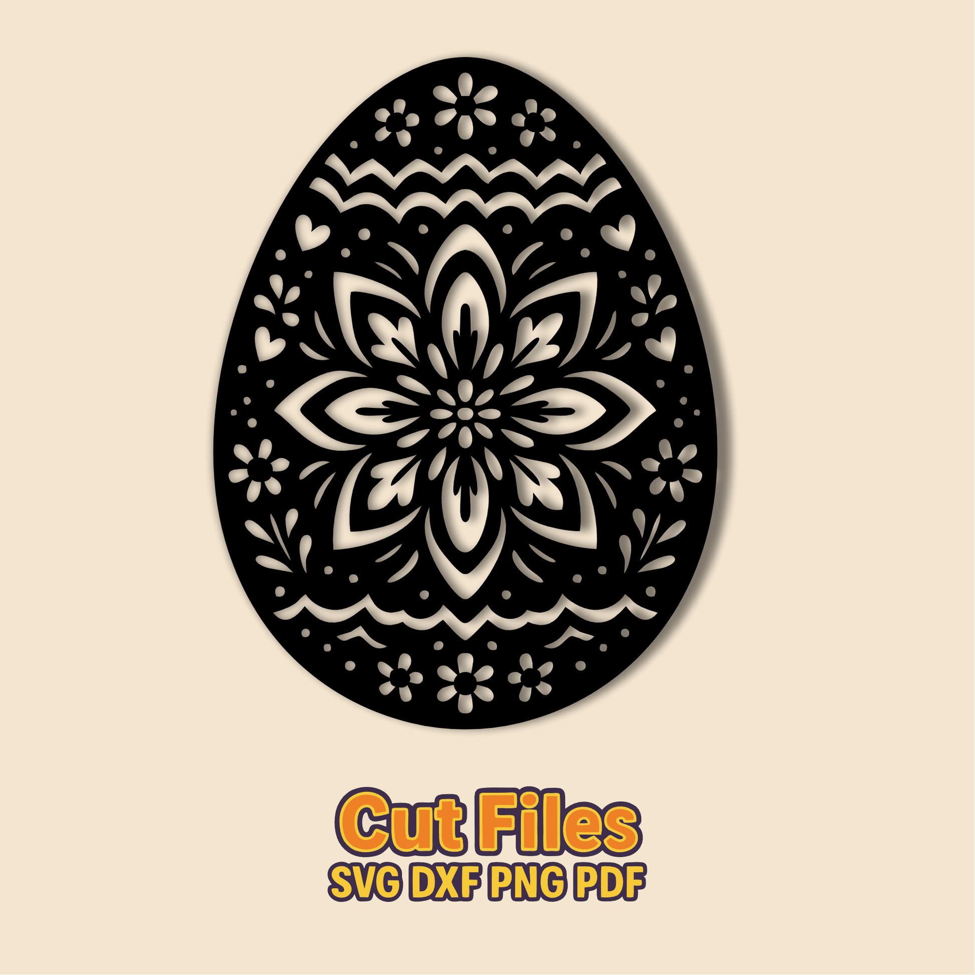 Easter SVG DXF EPS for CNC plasma holiday decor
