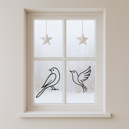 Decorative bird wall art file