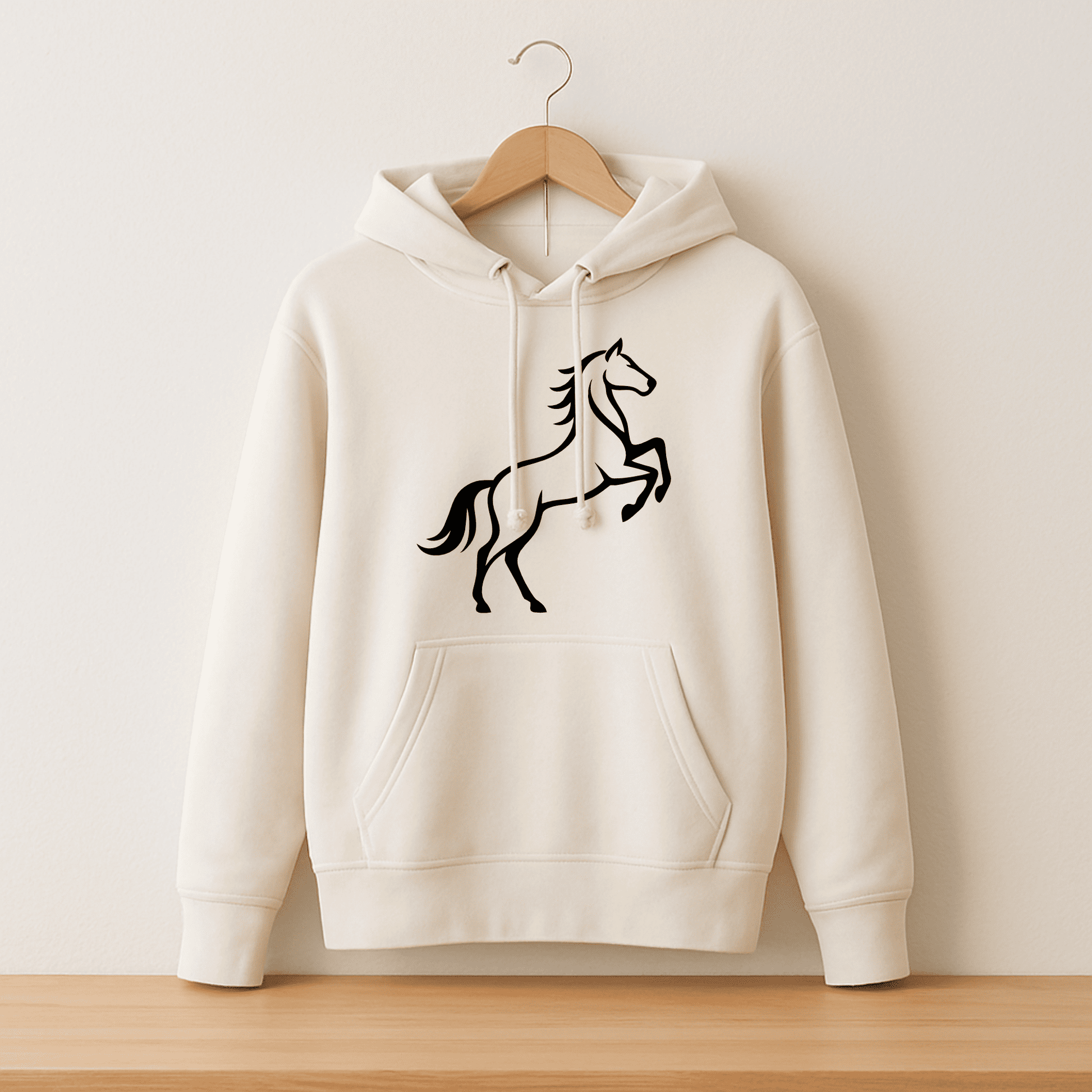 Laser cut horse silhouette