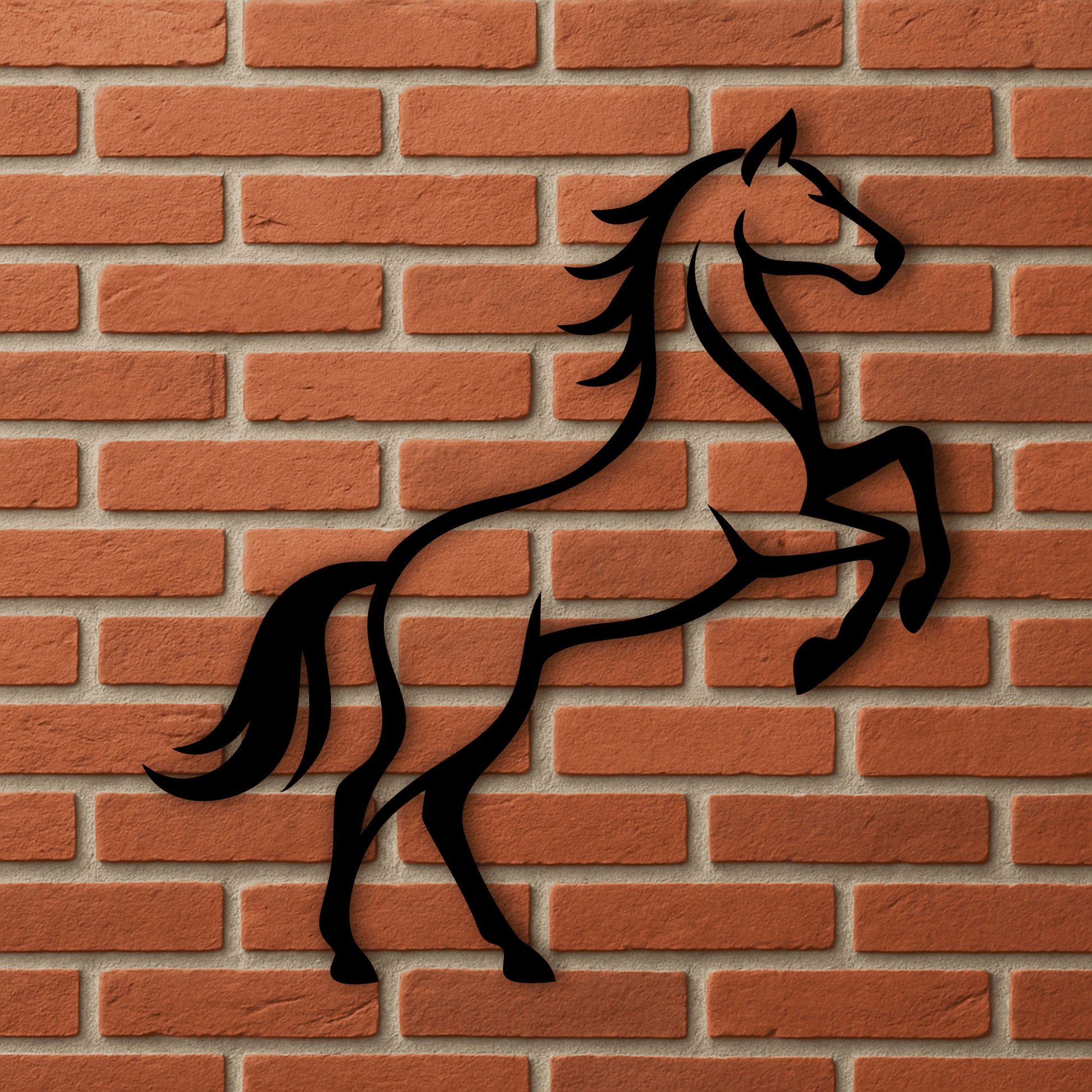 Decorative horse wall art file