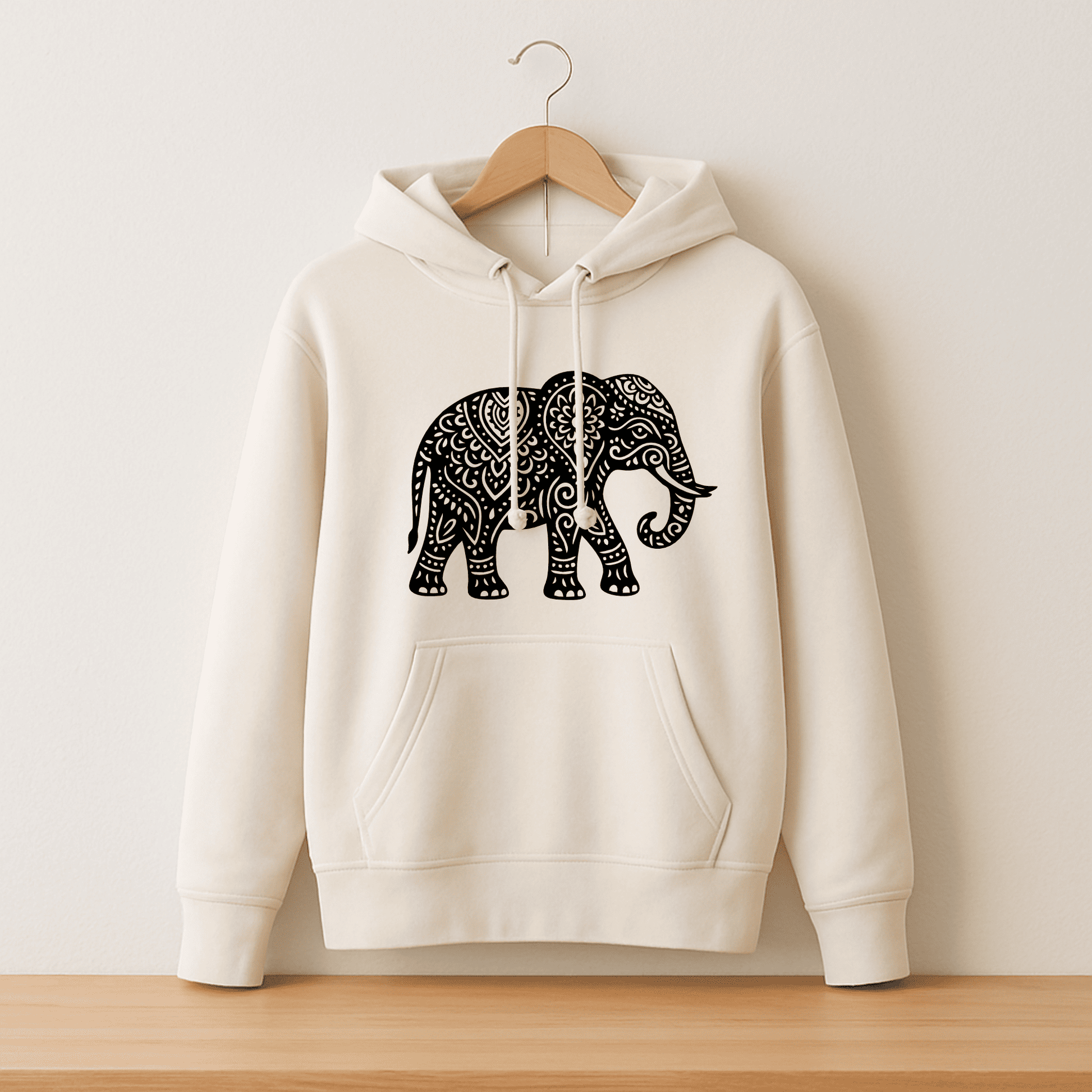Elephant mandala PNG for sublimation or printing crafts