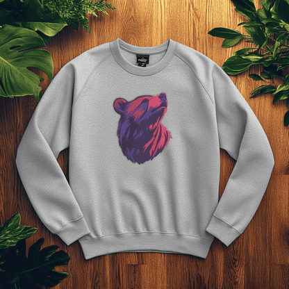 Embroidered bear design for outdoor lovers