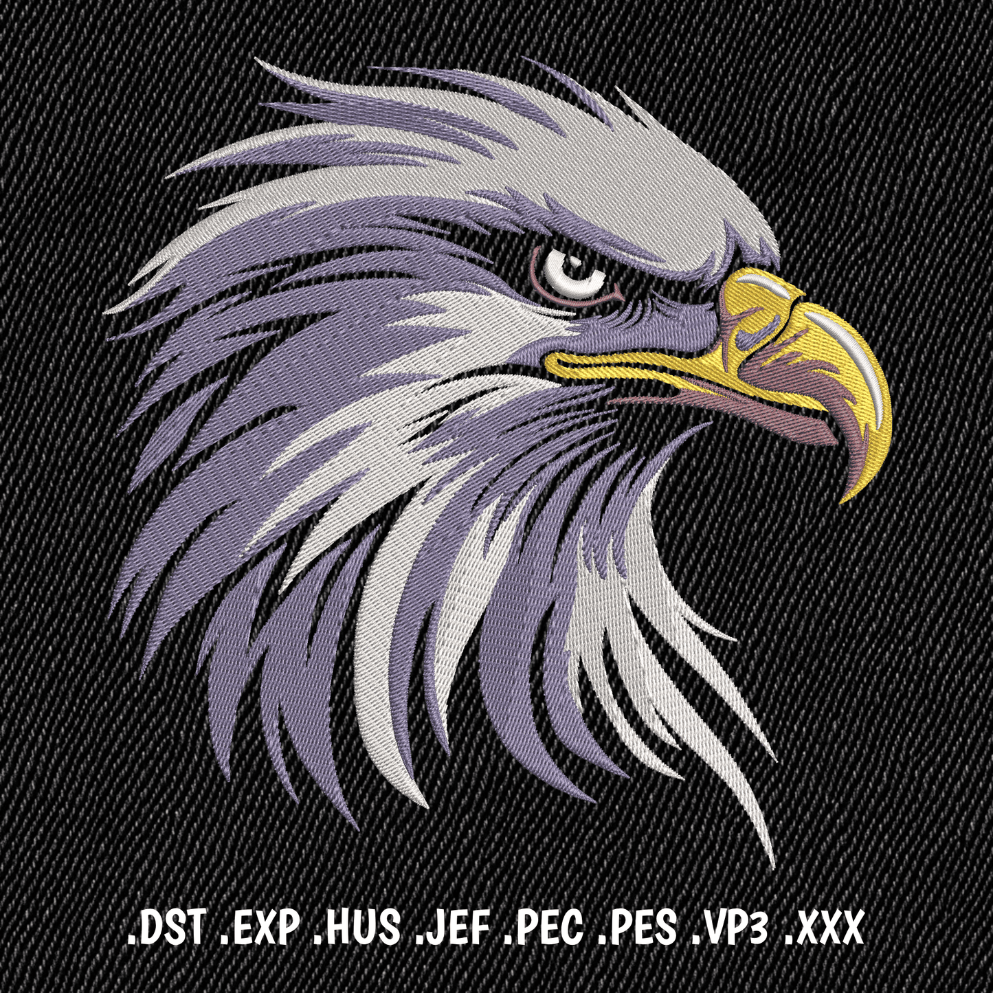 eagle embroidery design machine embroidery file