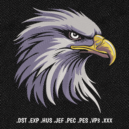 eagle embroidery design machine embroidery file