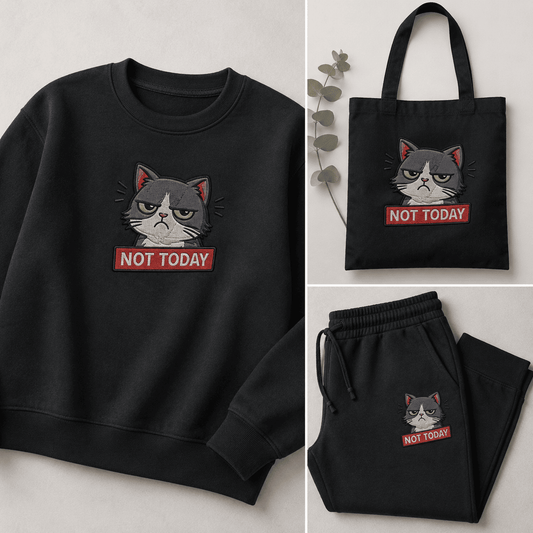 meme cat embroidery file pes dst jef