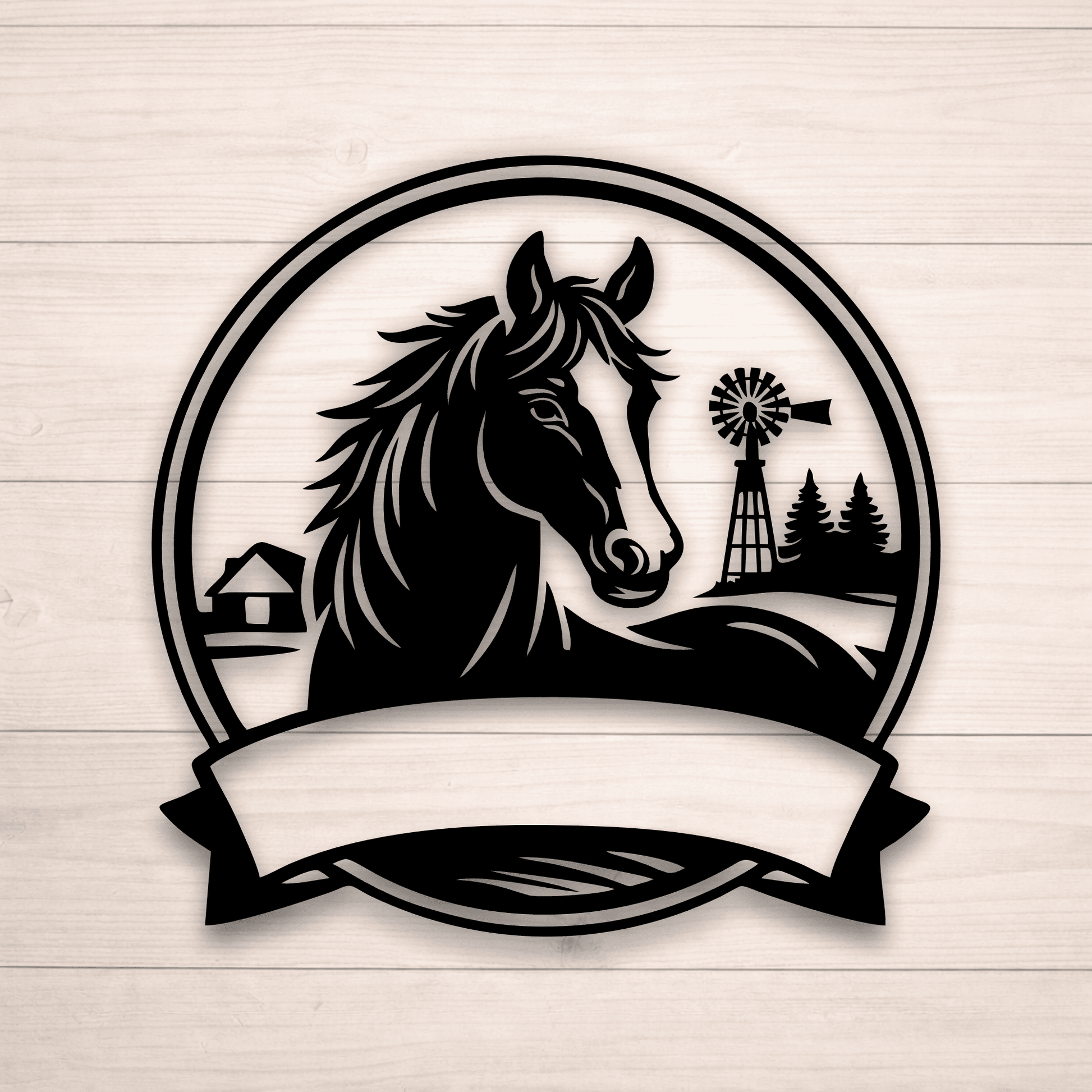 horse farmhouse svg design