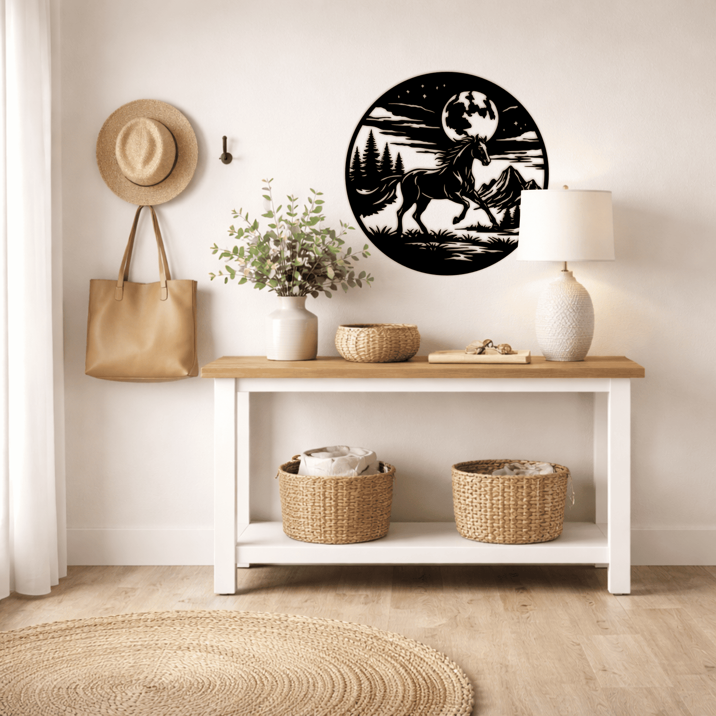 Running horse dxf for cnc