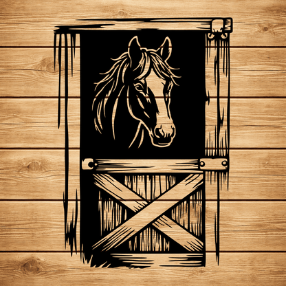 horse farmhouse svg design