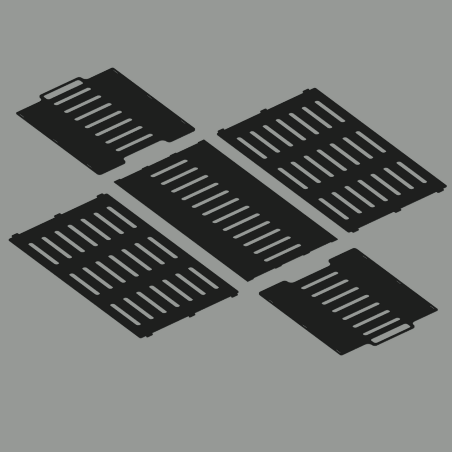 DIY fireplace log rack DXF SVG cutting files