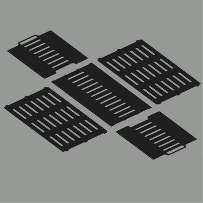 DIY fireplace log rack DXF SVG cutting files