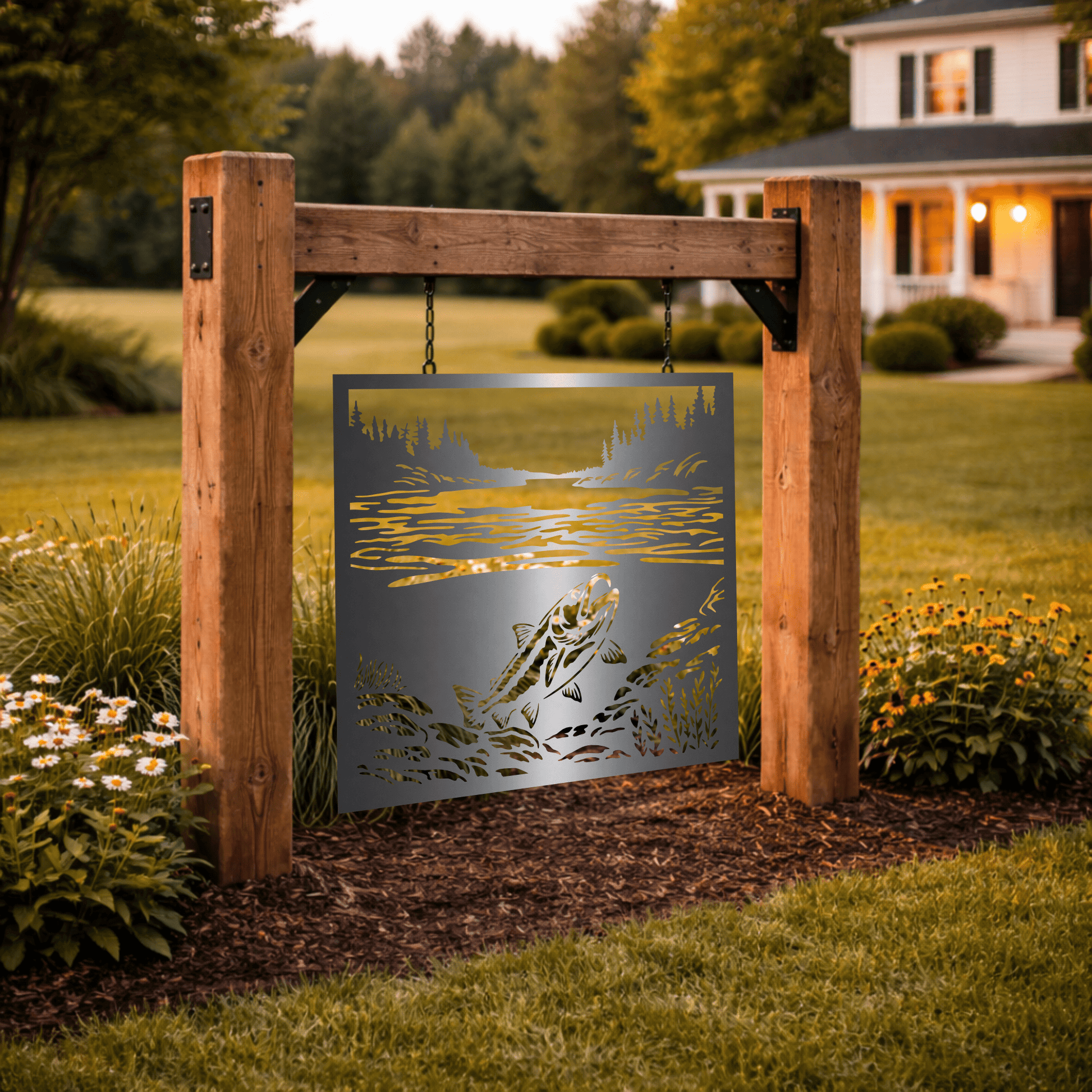 Fish silhouette SVG files for Cricut and Glowforge