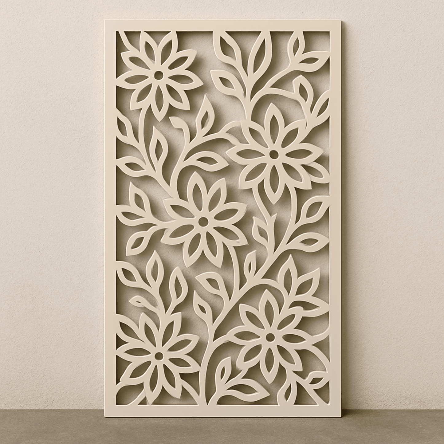 Decorative floral panels SVG DXF for xTool, Silhouette and laser projects