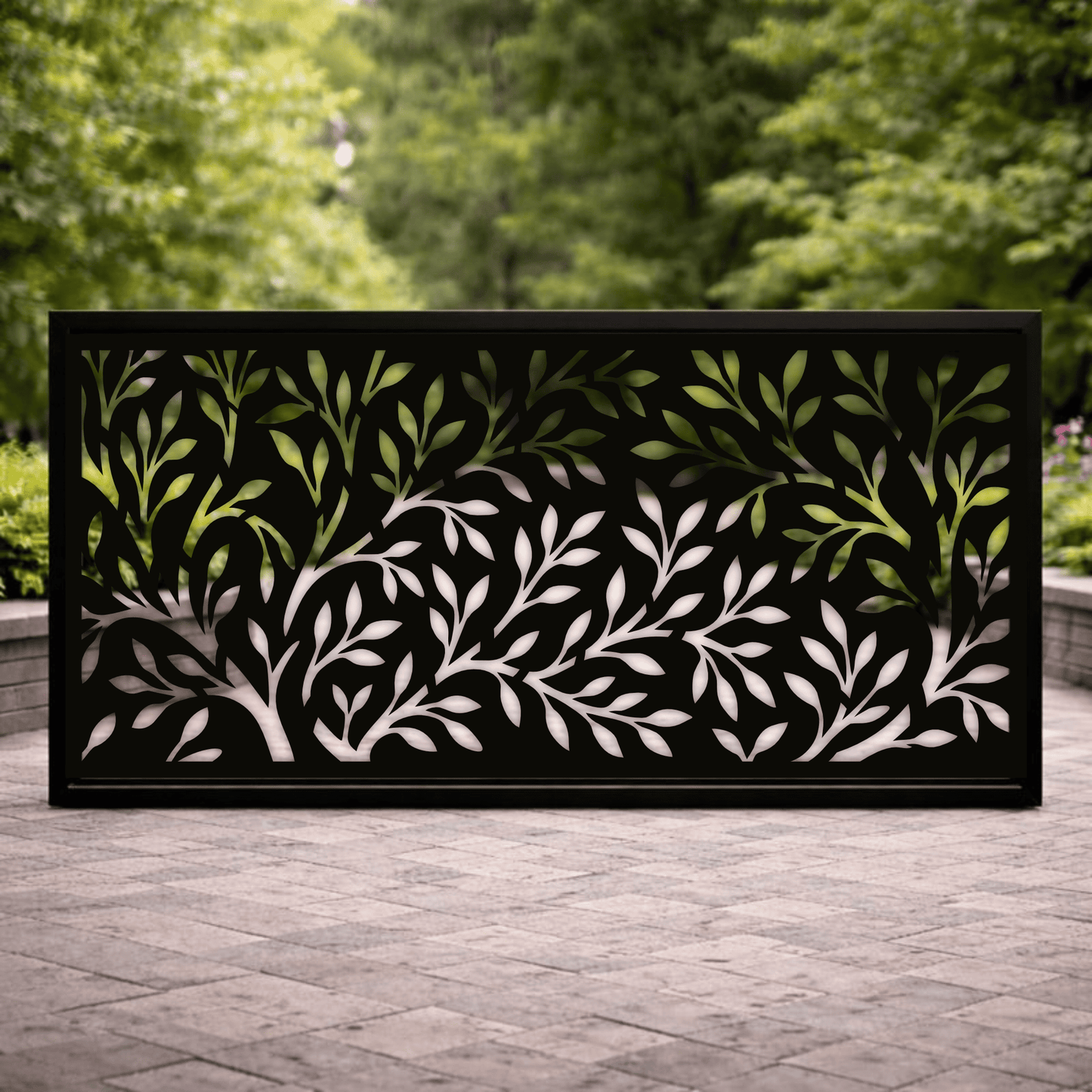 Floral decorative borders SVG DXF for laser cutting and CNC panels