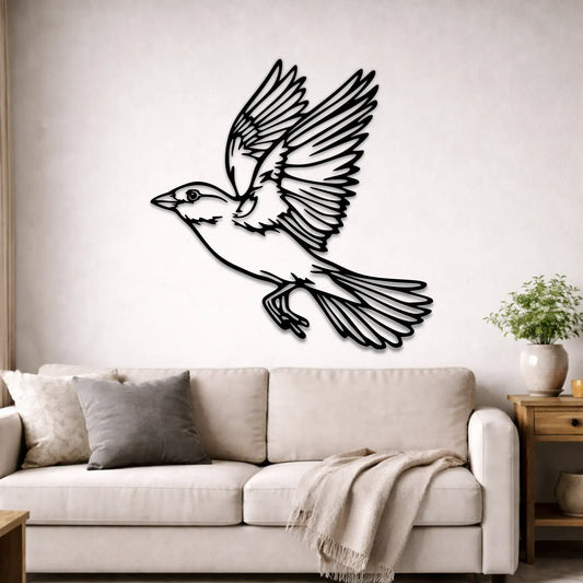 flying bird cnc laser cut file