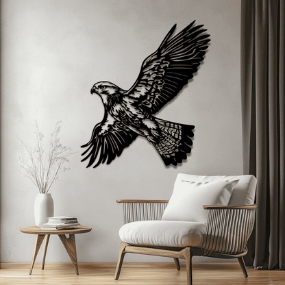 Hawk Cut Files for Cricut & CNC, Silhouette SVG, Sublimation Artwork