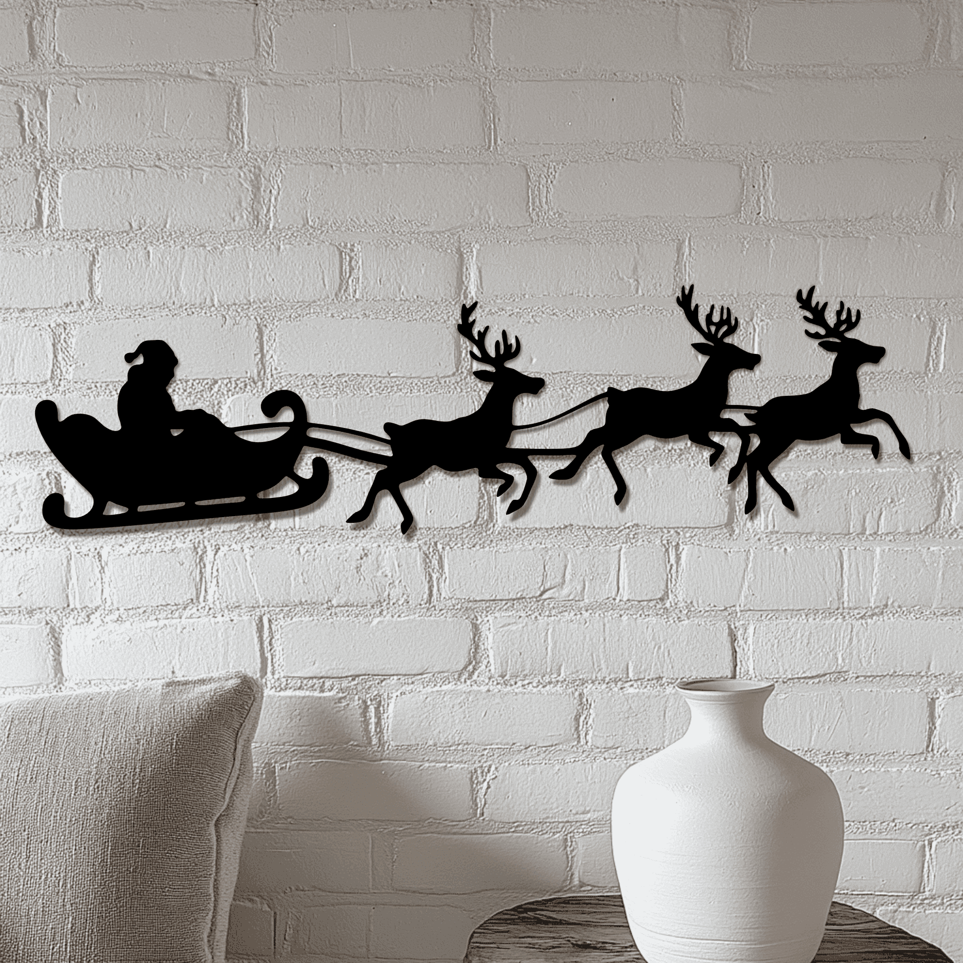 Christmas SVG Cut Files: Santa, Reindeer, Sleigh