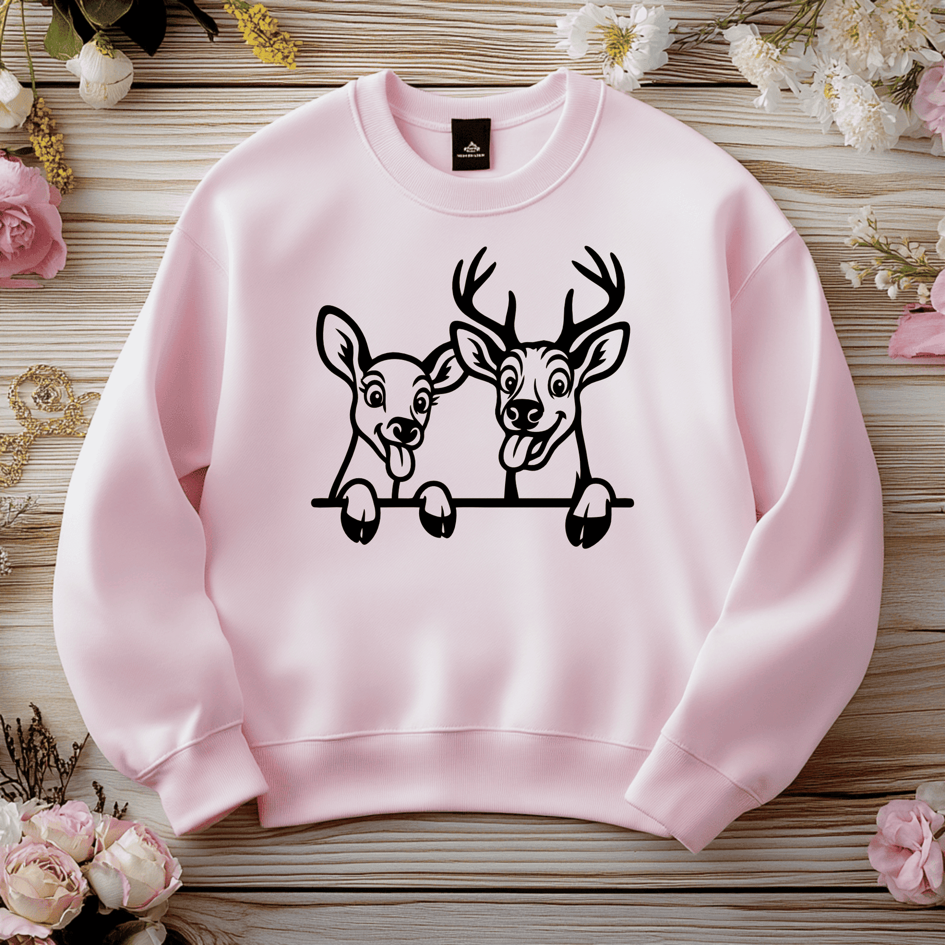 Funny deer design in SVG DXF PNG PDF EPS formats