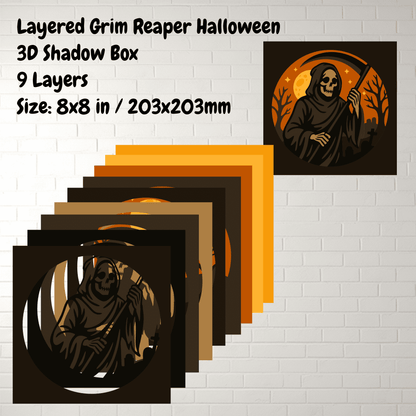 Halloween papercraft SVG DXF files for laser and CNC cutters