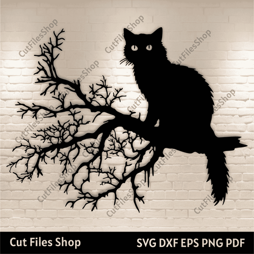 Halloween Cat SVG for Cricut | Instant Download