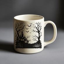Load image into Gallery viewer, Spooky Halloween Castle SVG &amp; DXF for Cricut, Glowforge, Sublimation Design for Creative Projects

