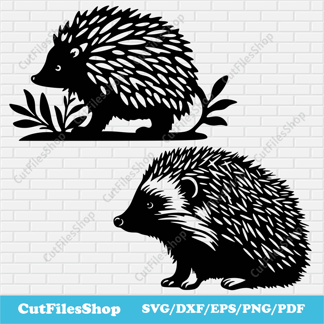 Hedgehogs svg files, Hedgehog dxf for laser, Eps for Sublimation, Craft machine files, Free Cut Files, dxf for cnc, metal cut decor, svg for scrapbooking, cute animals svg, animals dxf for plasma, animals stencils dxf, free svg files, free dxf cut files
