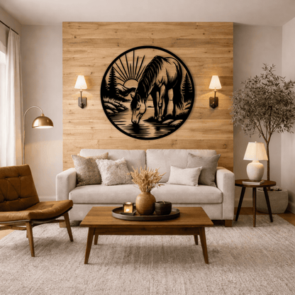 Western horse DXF file for CNC plasma