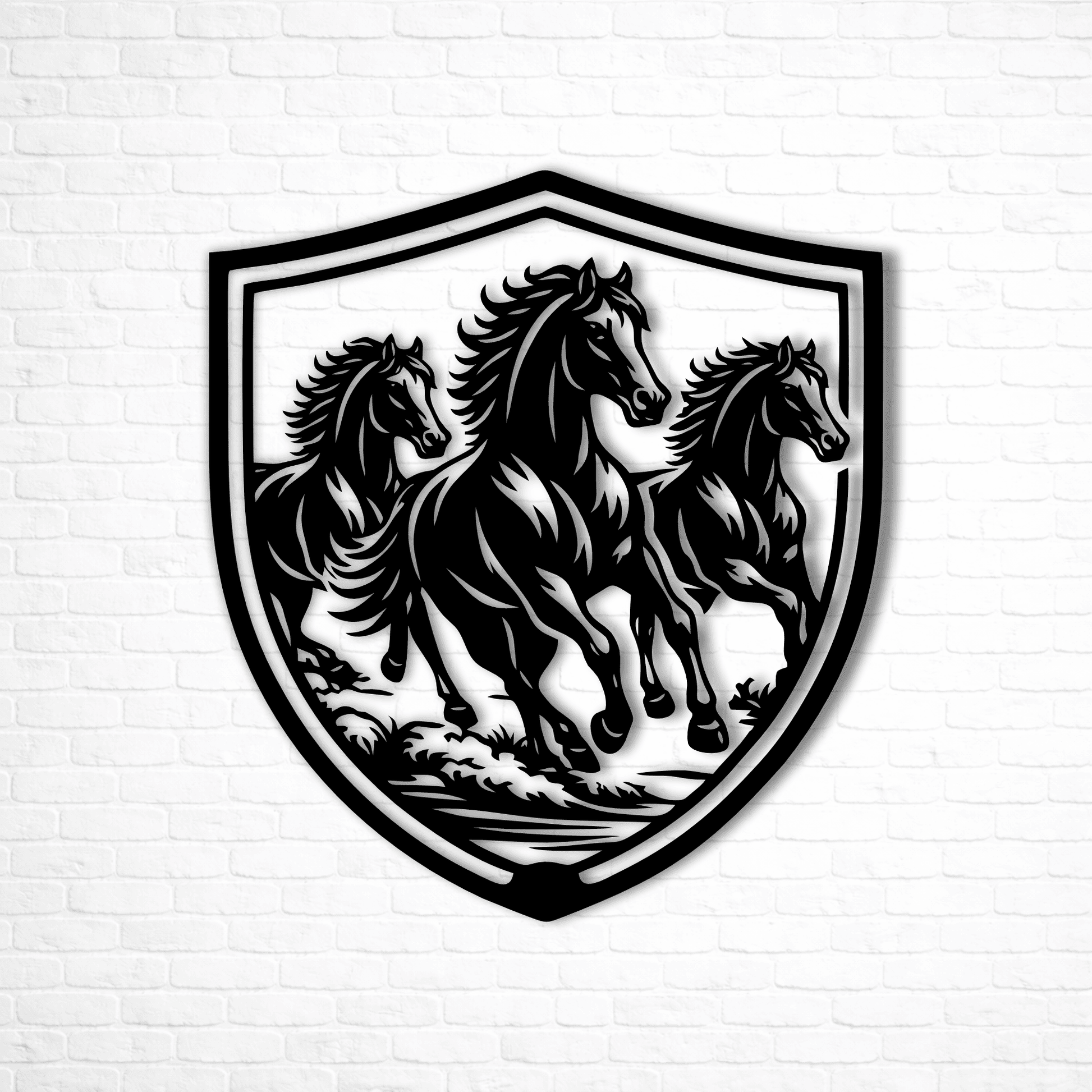 horse badge svg vector file