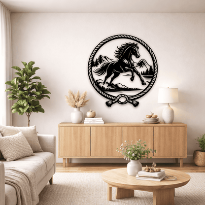 Horse Logo SVG Bundle – Horse Emblem & Badge Cut Files for Cricut, Glowforge, CNC & Laser (SVG, DXF, PNG, PDF)