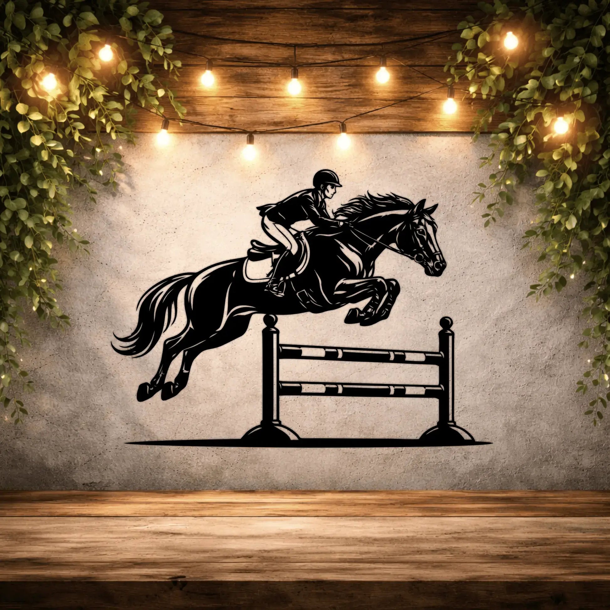 equestrian show jumping svg design for cricut
