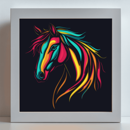 horse head svg file for cricut and glowforge