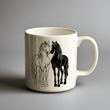 Load image into Gallery viewer, Elegant Horses SVG Cut Files for Cricut &amp; CNC, Silhouette and Sublimation Design
