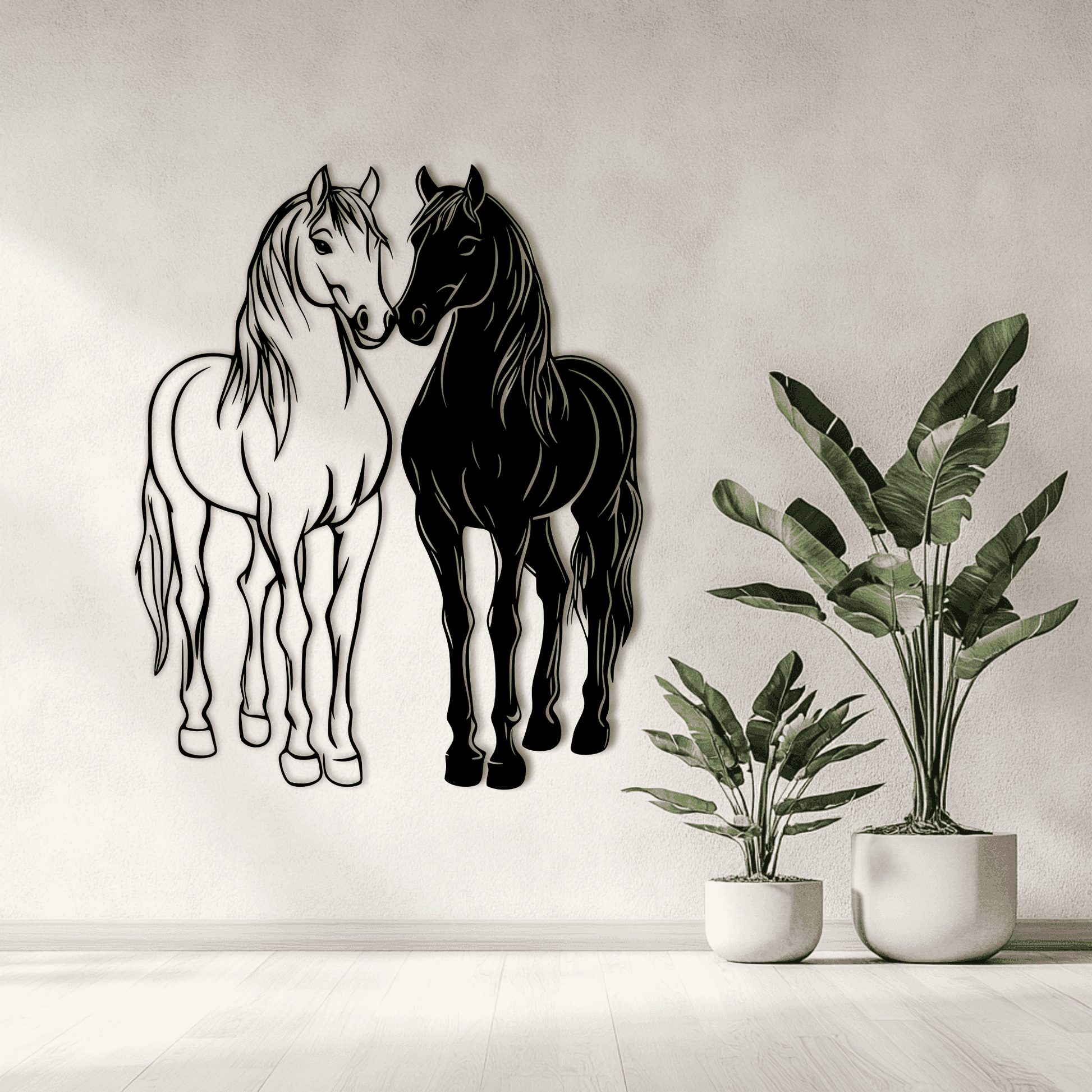 Horses SVG DXF for CNC and Cricut, Silhouette Cutting Files, Sublimation Template